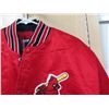 Image 2 : Starter Major League Baseball Jacket Size XL w/ Maiden Marin & Cardinal Batting Logo