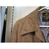 Image 2 : Bert Paley Ltd. Leather Jacket w/ Houndstooth Lining (No size tags)