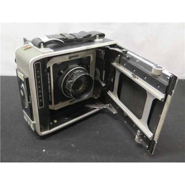 Vintage Graflex Super Speed Graphic Folding Camera