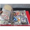 Image 11 : Binder w/ Patches & Pins: Space, Balloons, Flags, etc