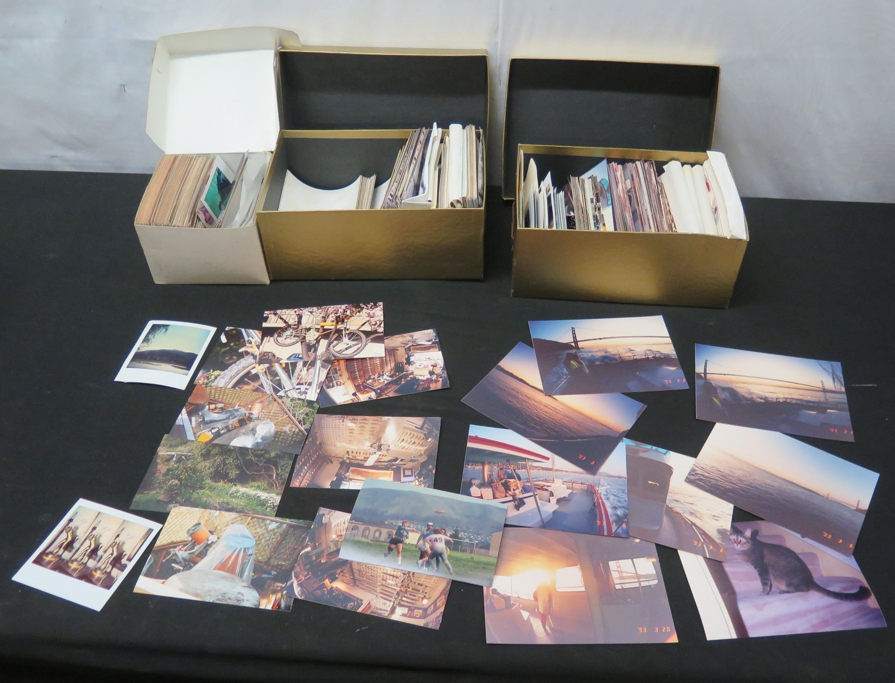 Multiple Boxes Photographs: People, Places, etc