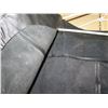 Image 2 : Black Leather Vest (No size tags - very large approx. 2X)