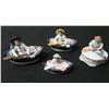 Image 1 : Qty 4 Trinket Boxes, Some Maker's Marks & Tags, Misc Sizes