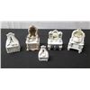 Image 1 : Qty 5 Trinket Boxes, Some Maker's Marks & Tags, Misc Sizes