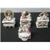 Image 1 : Qty 4 Trinket Boxes, Some Maker's Marks & Tags, Misc Sizes