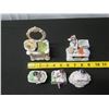 Image 26 : Qty 5 Trinket Boxes, Some Maker's Marks & Tags, Misc Sizes