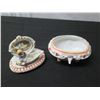 Image 18 : Qty 5 Trinket Boxes, Some Maker's Marks & Tags, Misc Sizes