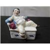 Image 8 : Qty 5 Trinket Boxes & Figurines, Some Maker's Marks & Tags, Misc Sizes