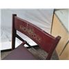 Image 17 : Wooden Monopoly Game Table on Pedestal Base 22"x22"x22"x22"H w/ 4 Matching Chairs