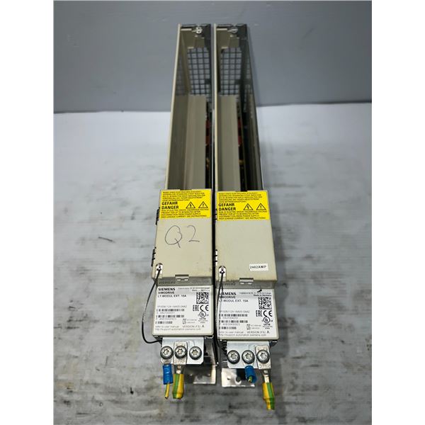 (2) Siemens #6SN1124-1AA00-0AA2 LT Modul EXT 15A