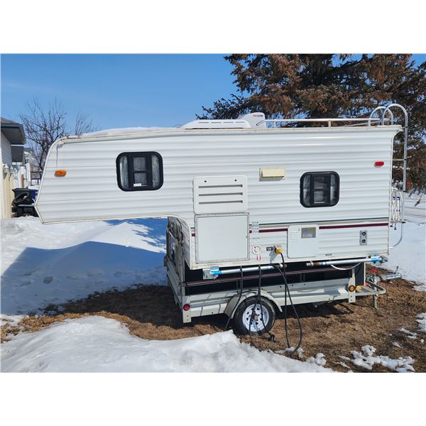Truck Camper 8Ft  trailer included  LOCATED IN HANLEY ,SK