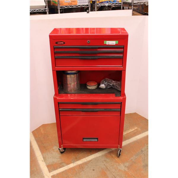 *Two Piece Mobile Tool Box - 12"Deep x 47"Tall x 23.5Wide
