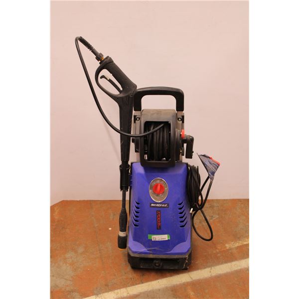*Simoniz 1700 PSI Pressure Washer Bodnarus Auctioneering *Simoniz 1700 PSI Pressure Washer Bodnarus Auctioneering