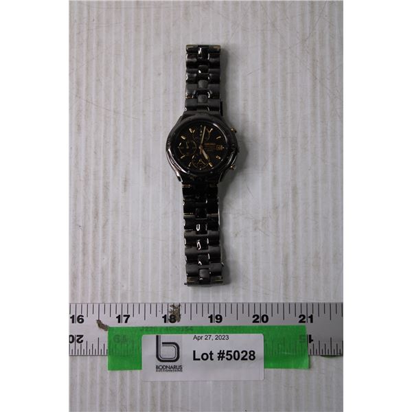 Vintage Seiko 762T Quartz Chronograph Watch (Running)