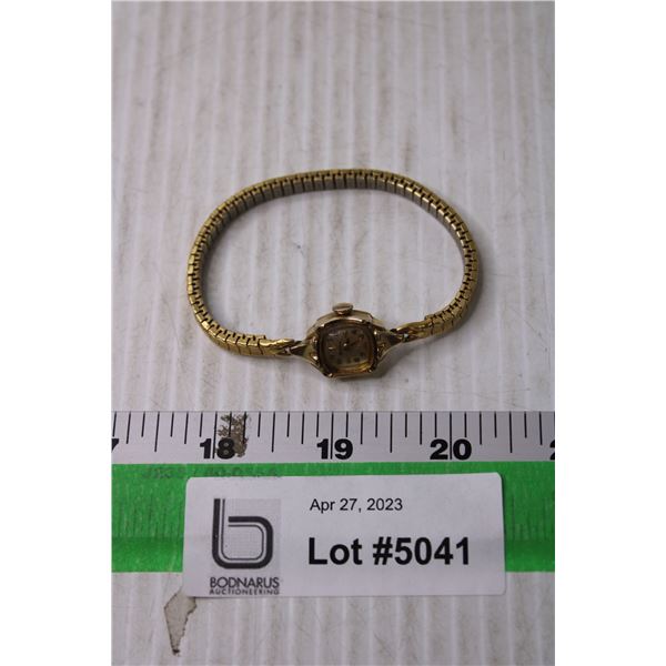 Vintage Ladies Bulova 17J Watch - Manual Wind (Running)