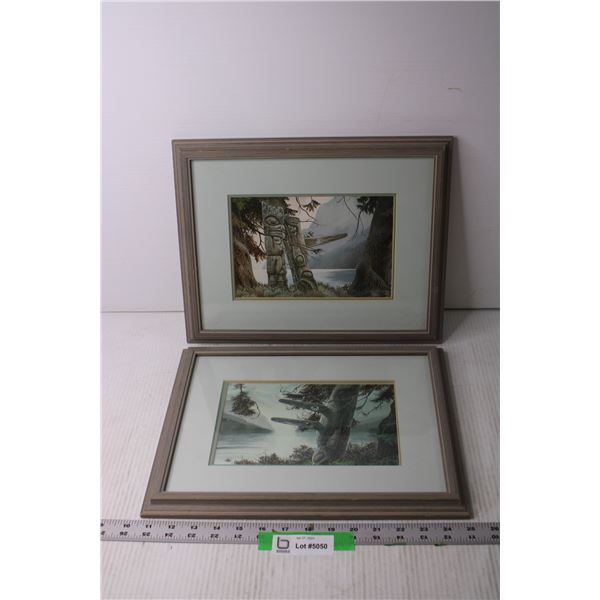 (2) Framed Pictures by Arnir R. Fisk