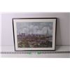 Image 1 : Framed Art of Paris - Vue Panoramique, 16" x 12"