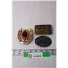 Image 1 : (3) Vintage Belt Buckles