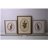 Image 1 : (3) Framed Petit Point Pictures