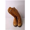 Image 3 : Pair of Leather Cowboy Boots - Approximately a Women's Size 8