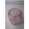 Image 2 : Pink Depression Glass Biscuit Barrel