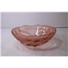 Image 2 : Pink Depression Glass Fruit Bowl