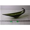 Image 1 : Art Glass Boat Shape Glass Dish