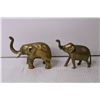 Image 3 : (3) Brass Items - Elephants and Door Knocker