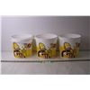 Image 1 : (3) The Simpsons Movie Popcorn Containers - 2007