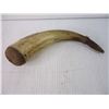 Image 2 : Powder horn and Hand Forged Knife with Sleeve