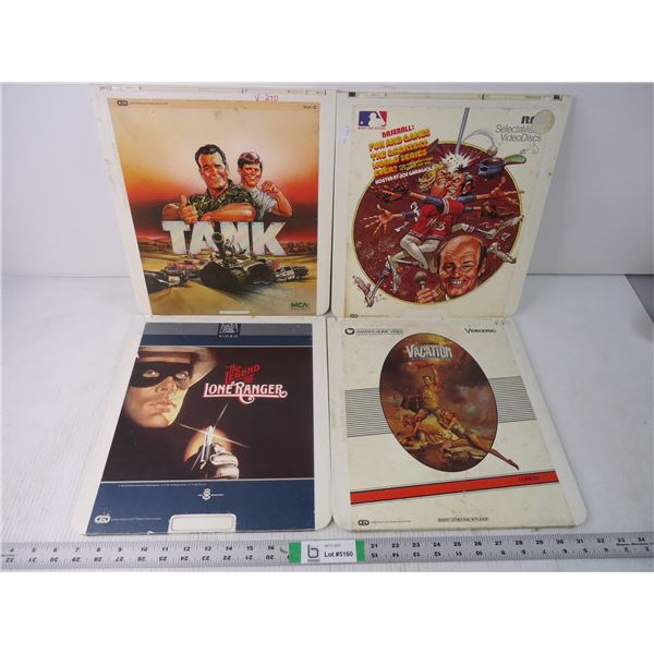 (4) Assorted Videodiscs