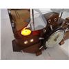 Image 3 : Ship's Clock and Lamp made in New York- Clock Works and Lights Up