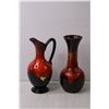 Image 3 : (2) Vintage Pitcher and Vase