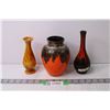 Image 1 : (3) Vintage Vases