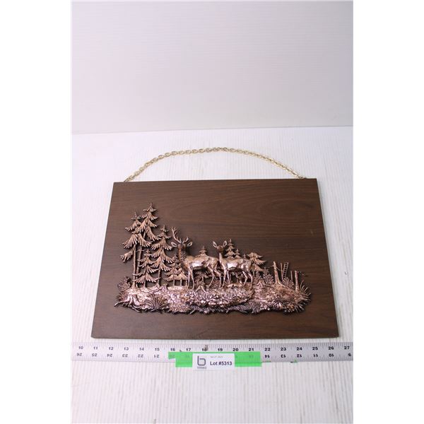 Vintage Deer Wall Hanging