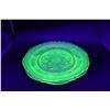 Image 4 : (2x Bid Price) (2) Uranium Glass Plates