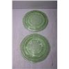 Image 5 : (2x Bid Price) (2) Uranium Glass Plates
