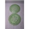 Image 3 : (2x Bid Price) (2) Uranium Glass Plates