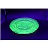 Image 4 : (2x Bid Price) (2) Uranium Glass Plates