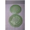 Image 5 : (2x Bid Price) (2) Uranium Glass Plates