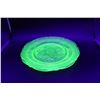 Image 3 : (2x Bid Price) (2) Uranium Glass Plates