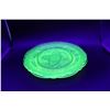 Image 4 : (2x Bid Price) (2) Uranium Glass Plates