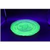 Image 5 : (2x Bid Price) (2) Uranium Glass Plates