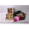 Image 1 : Vintage Christmas Ornaments and Lights