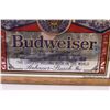 Image 2 : Budweiser Clock-glass with wooden frame (13x19)