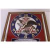 Image 3 : Budweiser Clock-glass with wooden frame (13x19)