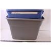 Image 1 : *2 plastic storage bins-no lids