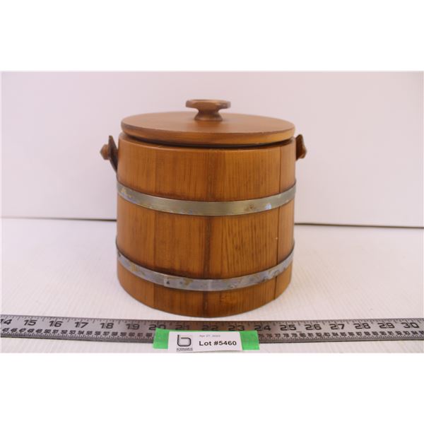 Wooden Ice Bucket with lid