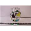 Image 1 : Glass Cookie Jar with Fruit decoration