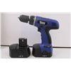 Image 2 : PowerSmith 18 Volt rechargeable drill in case (batteries charge up and working)